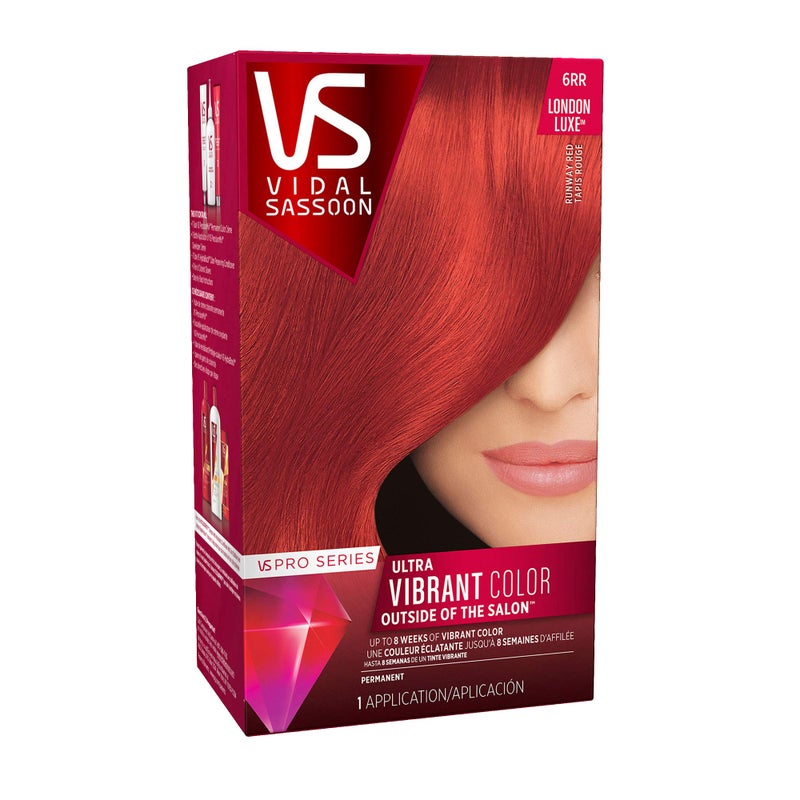 Vidal Sassoon Pro Series Permanent Hair Dye, 6RR Runway Red, Pack of 1 - Image 1
